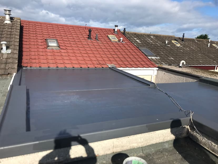 Commercial flat roof by Thistle Roofing